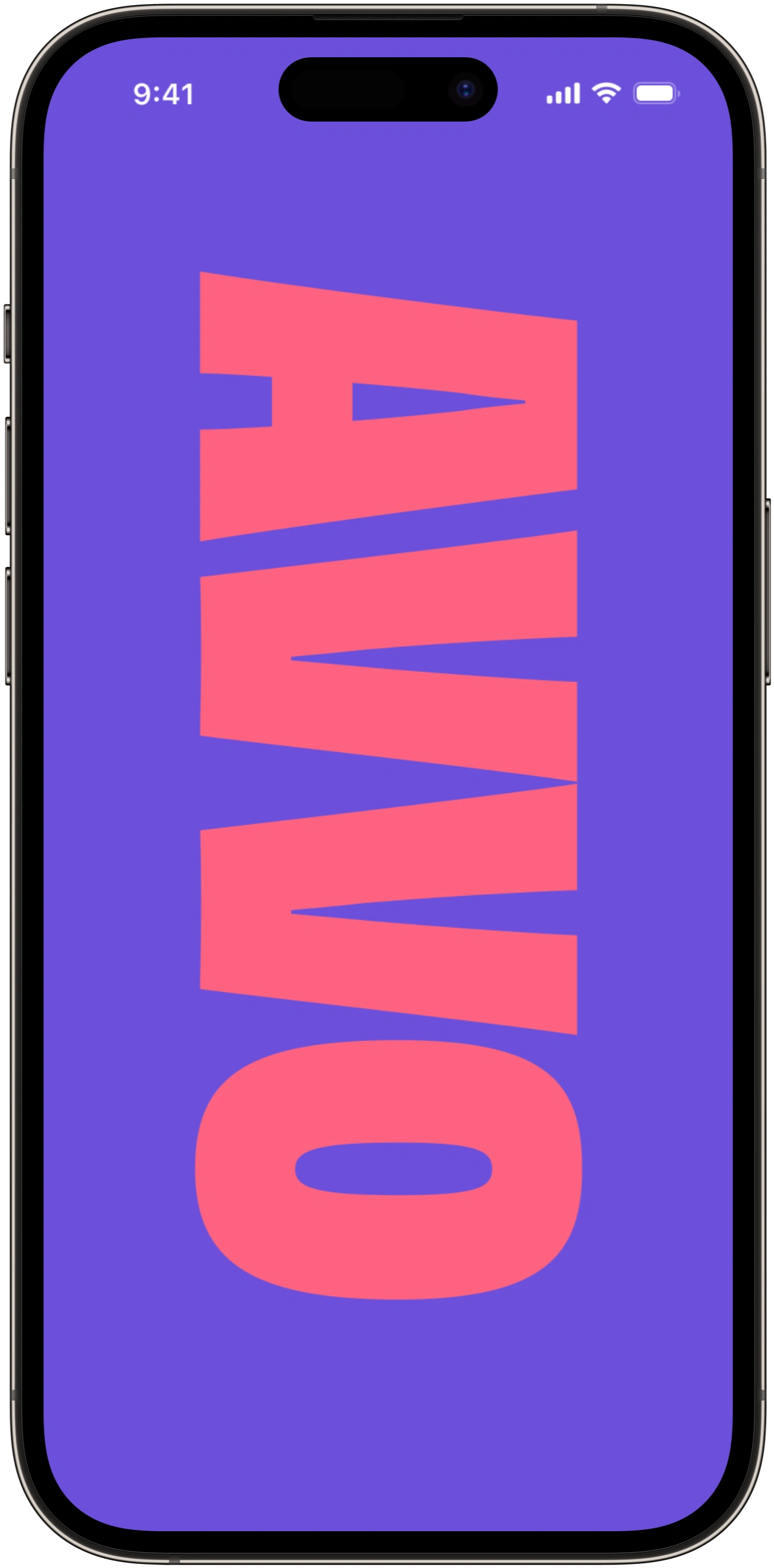 Four AVVO mobile screens on a purple background, screen 1
