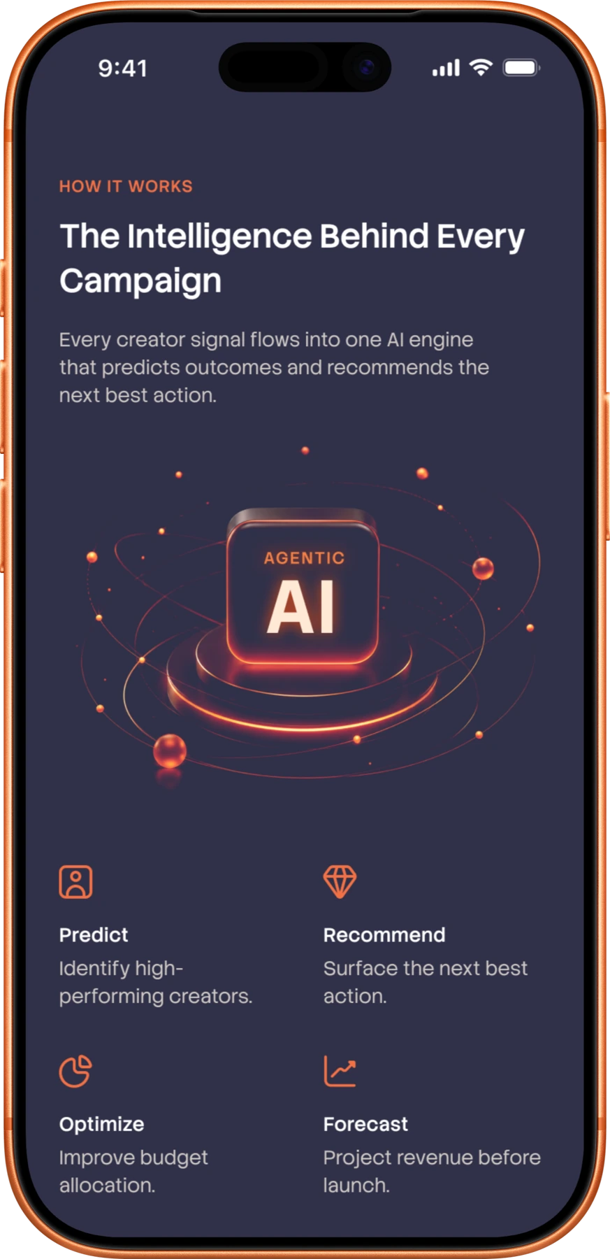 Envisioner app screen 2