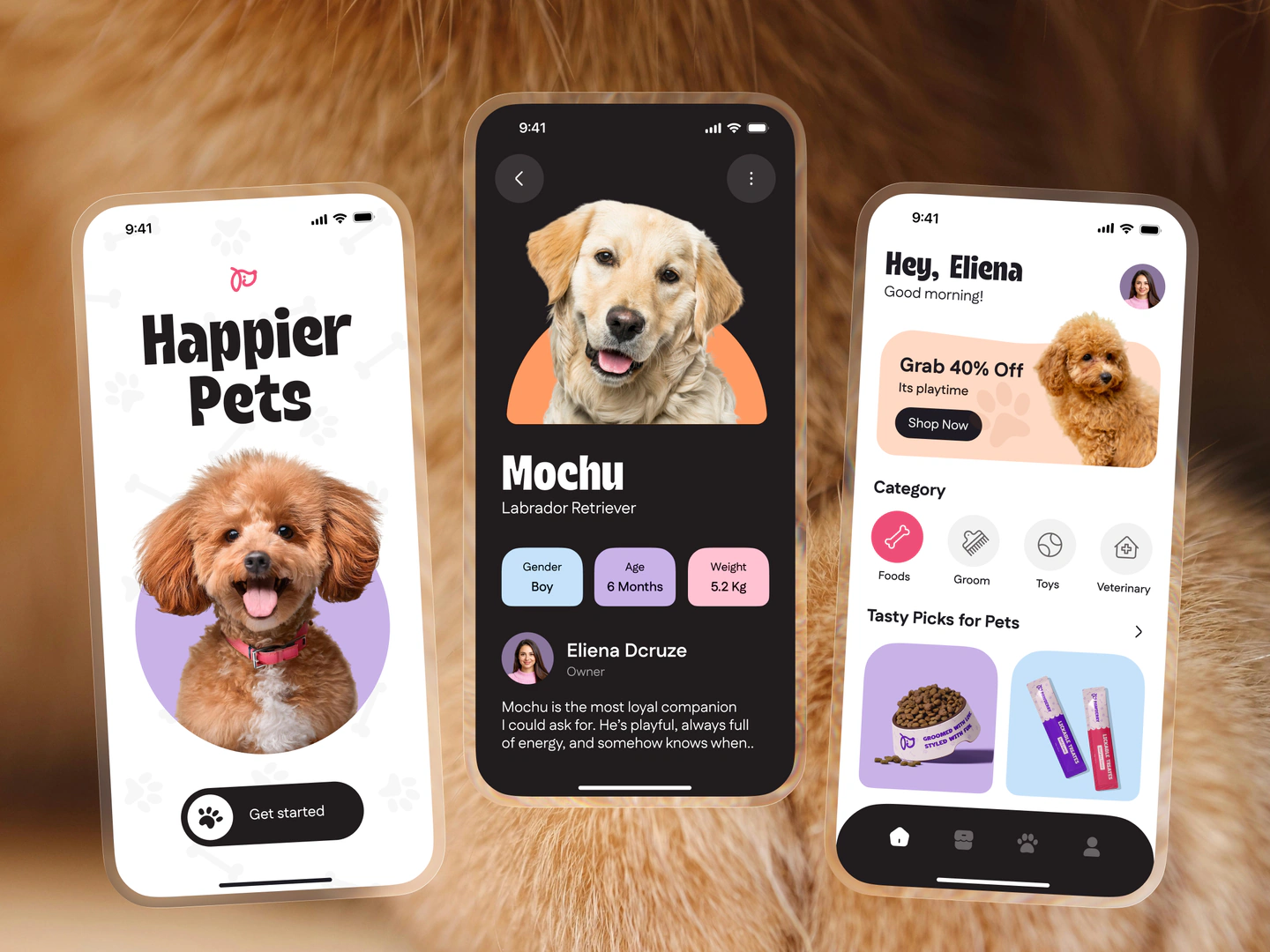Pawberry pet-care app